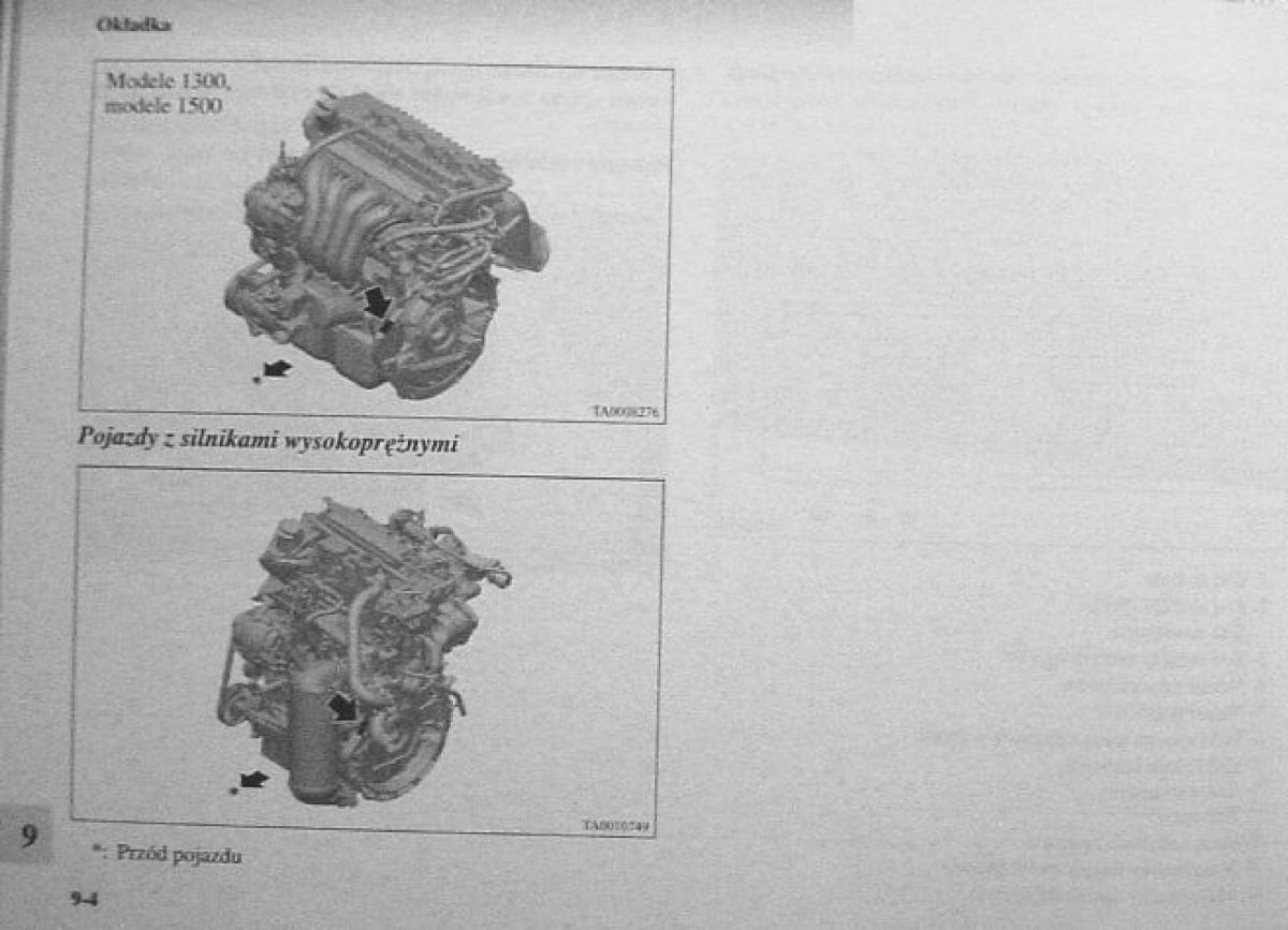 Mitsubishi Colt VI 6 Z30 instrukcja obslugi / page 404