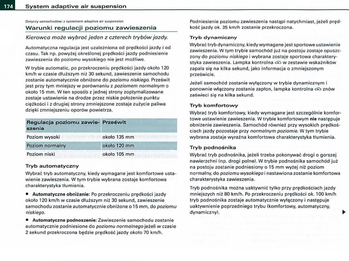 Audi A6 C6 instrukcja obslugi / page 174