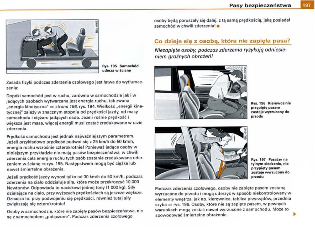 Audi A6 C6 instrukcja obslugi / page 195