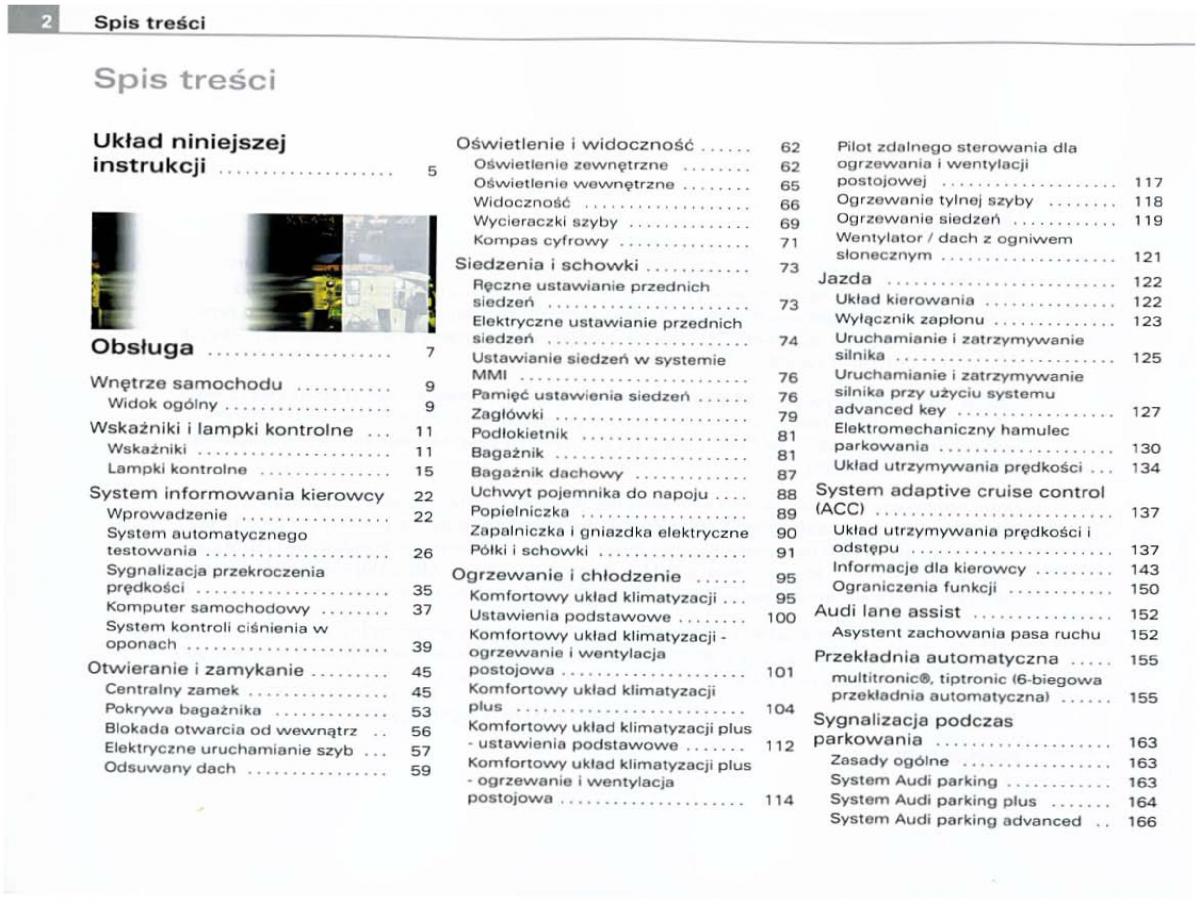 manual  Audi A6 C6 instrukcja / page 3