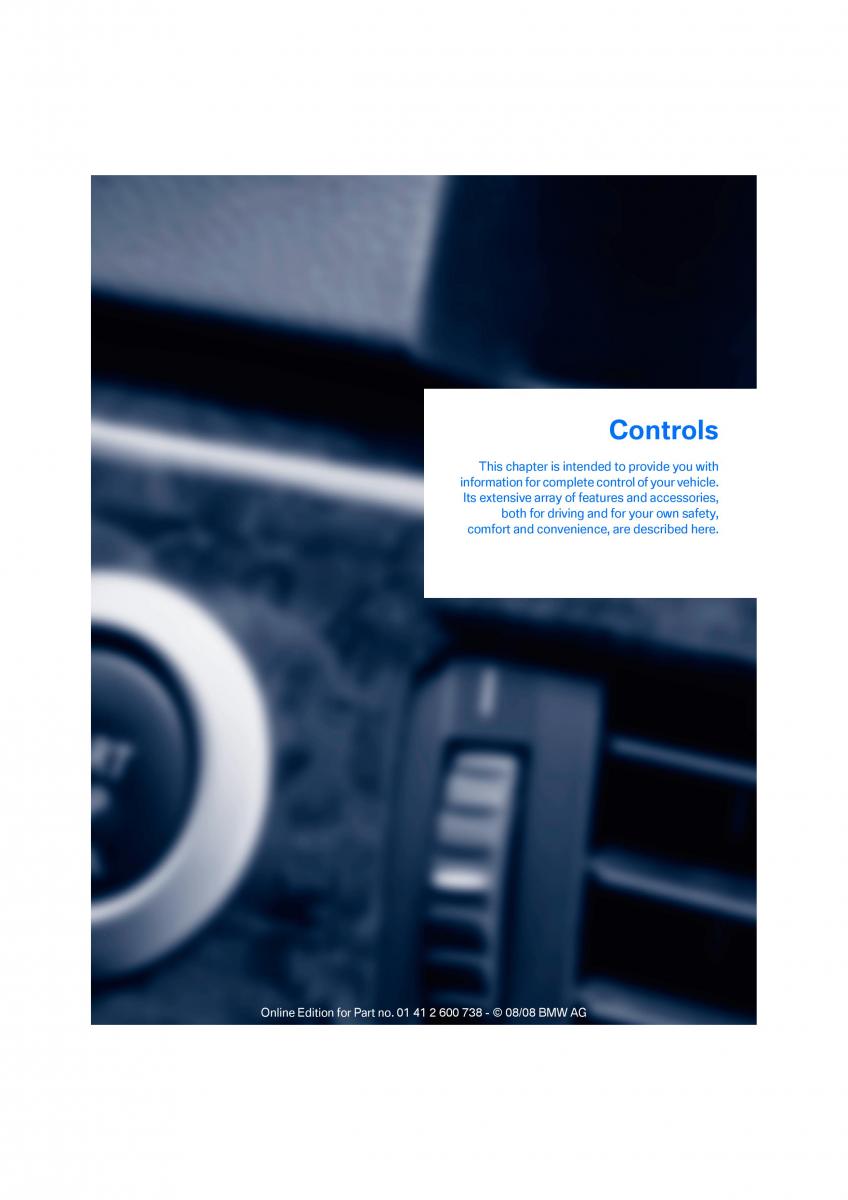 BMW M5 E60 M Power owners manual / page 31
