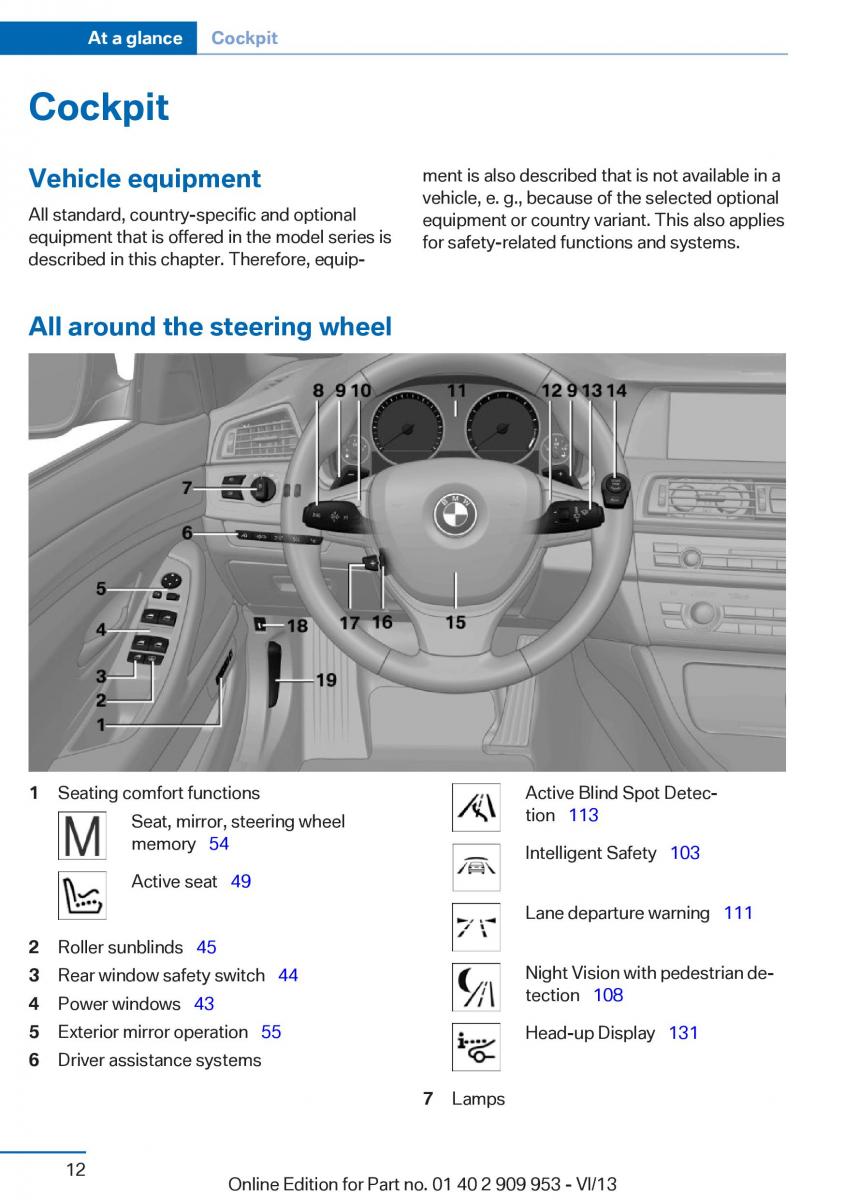 manual BMW M5 F10 BMW M5 F10 M Power owners manual / page 12