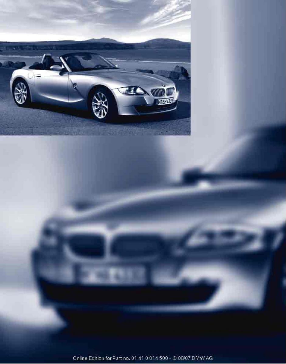 BMW Z4 E89 owners manual / page 10