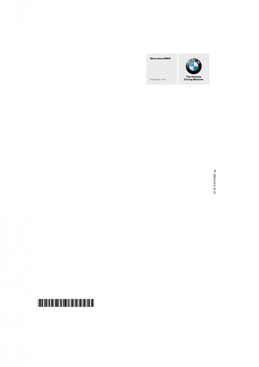 BMW Z4 E89 owners manual / page 132
