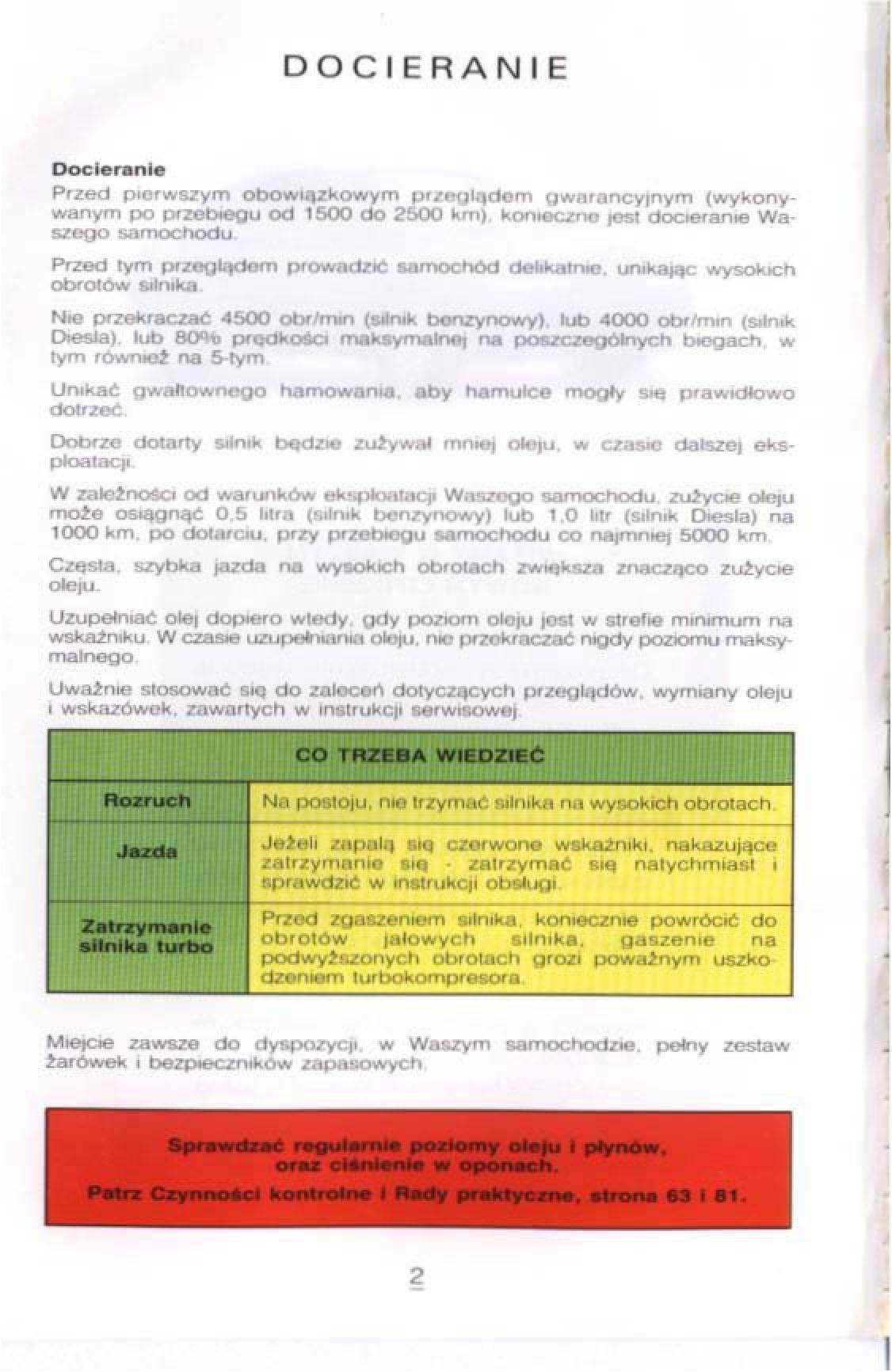 Citroen Xantia I 1 instrukcja obslugi / page 2