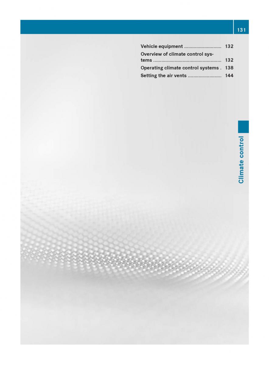 Mercedes Benz R Class owners manual / page 133