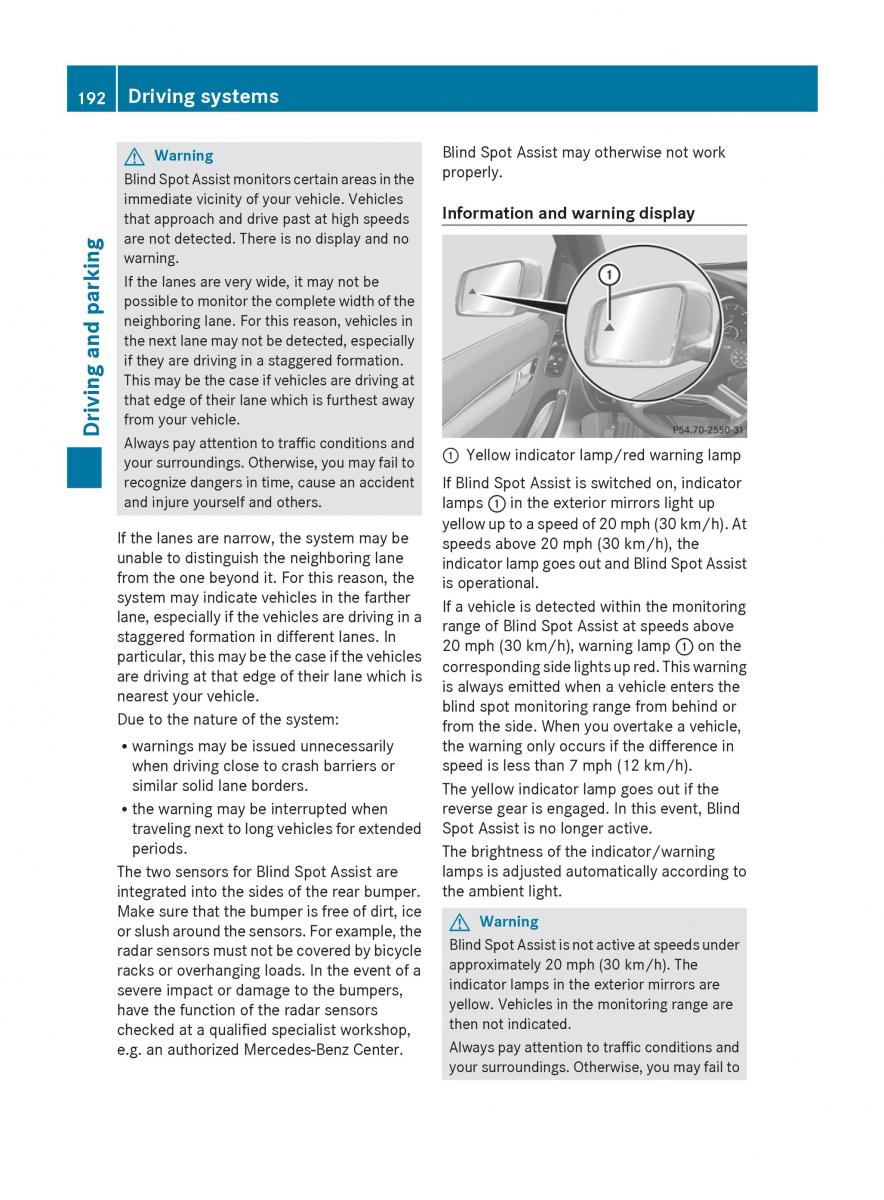 Mercedes Benz R Class owners manual / page 194