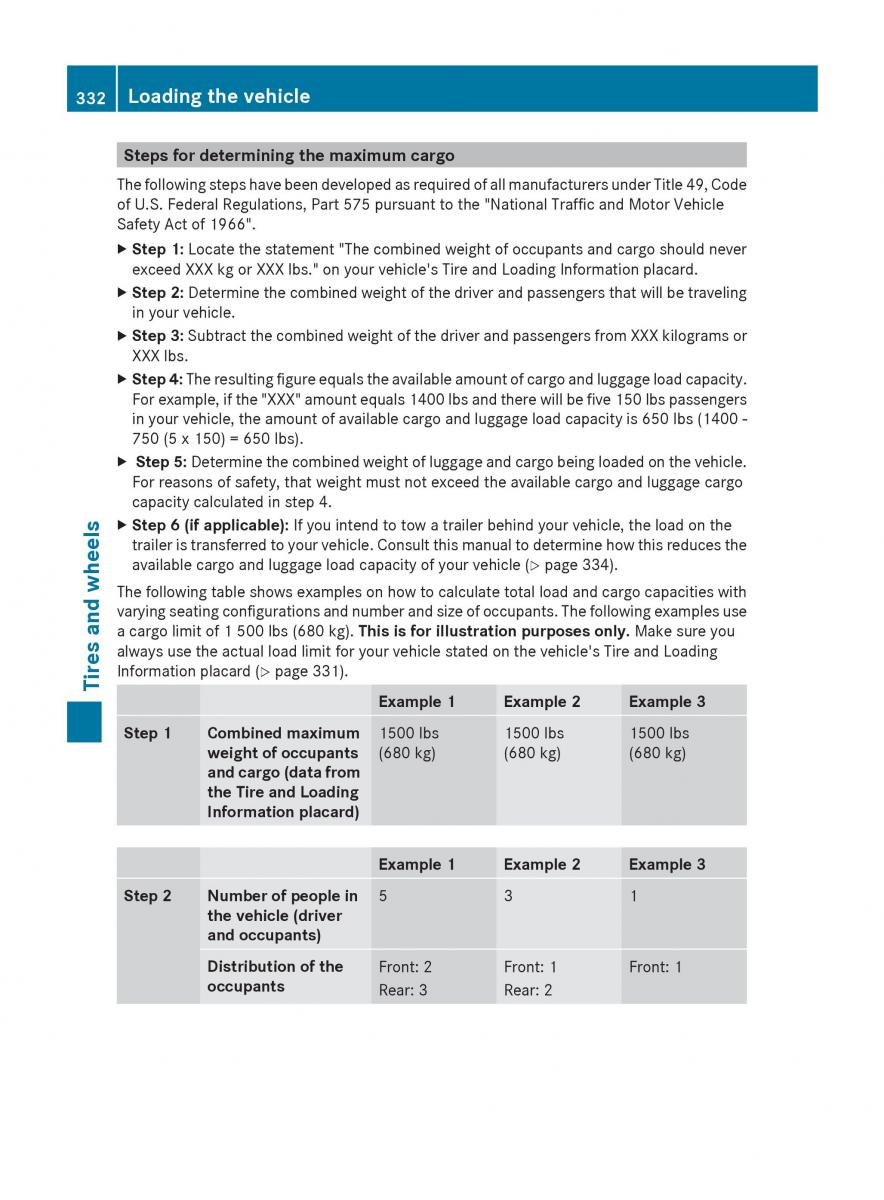 Mercedes Benz R Class owners manual / page 334