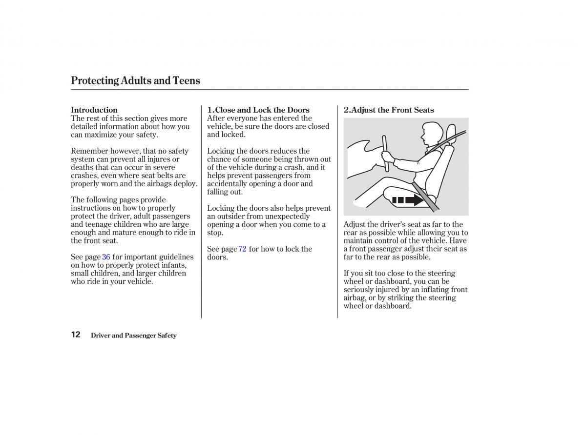 Honda CR V II 2 owners manual / page 17