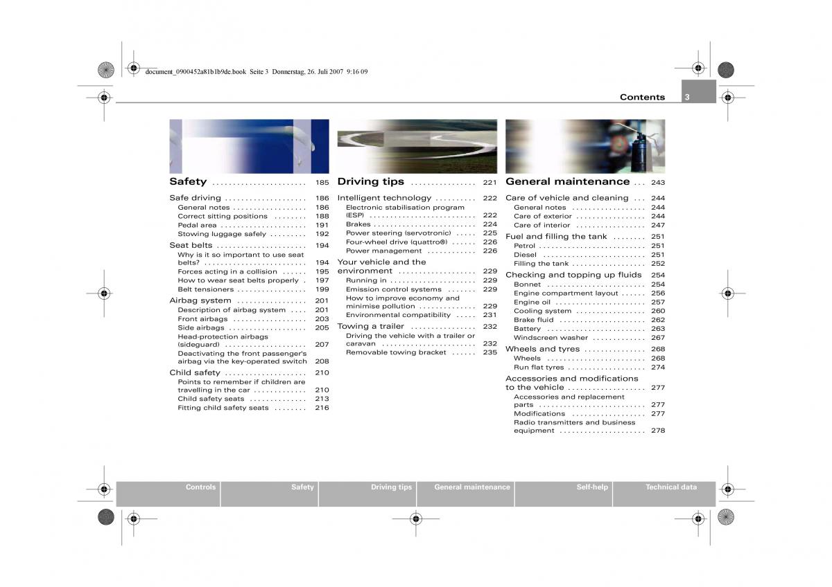 manual  Audi A4 B8 owners manual / page 5