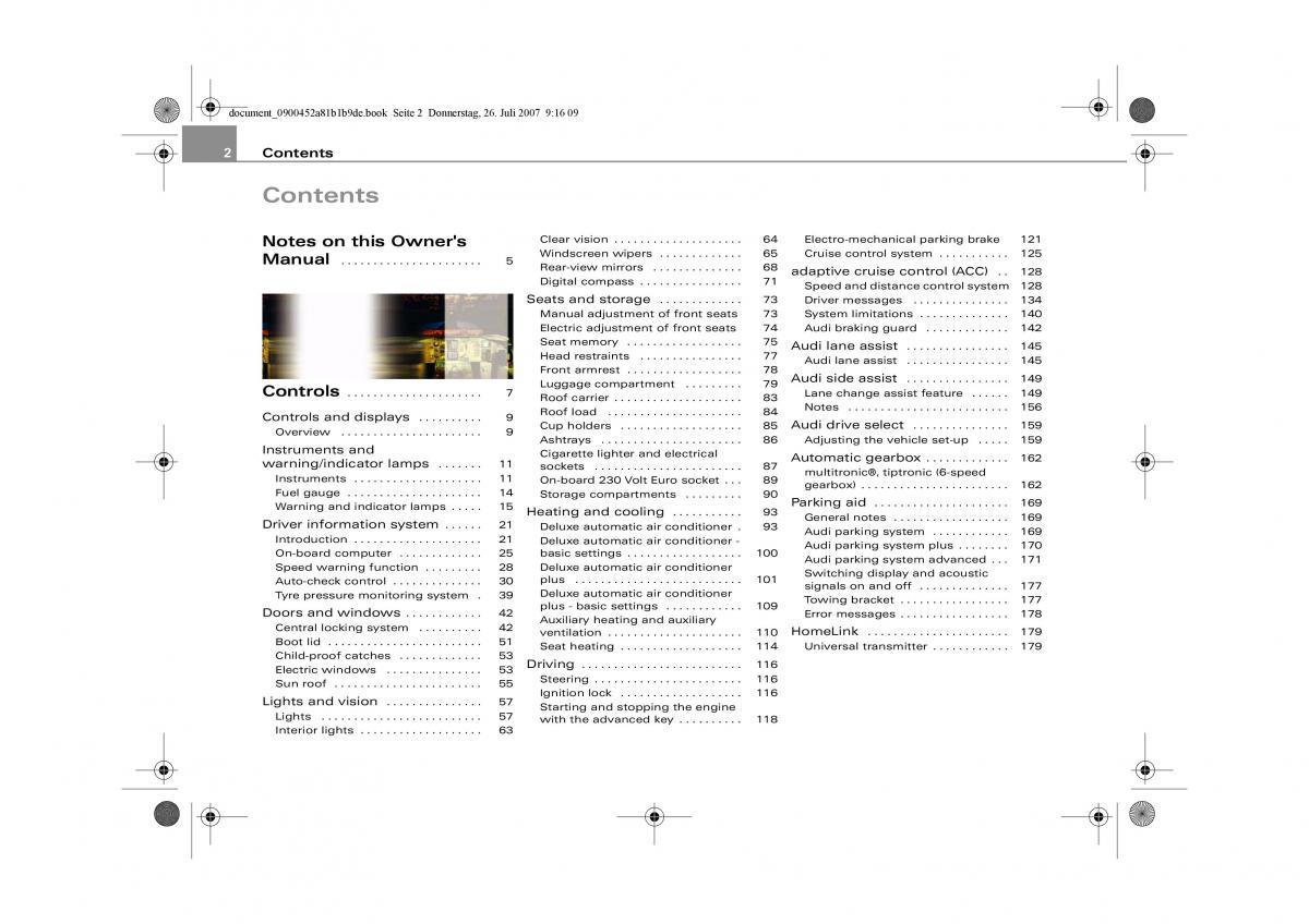 manual  Audi A4 B8 owners manual / page 4