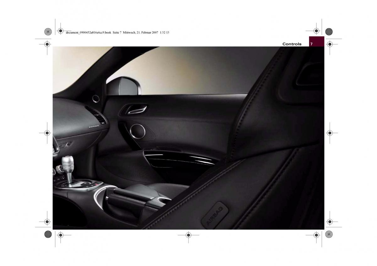 Audi R8 I 1 owners manual / page 9