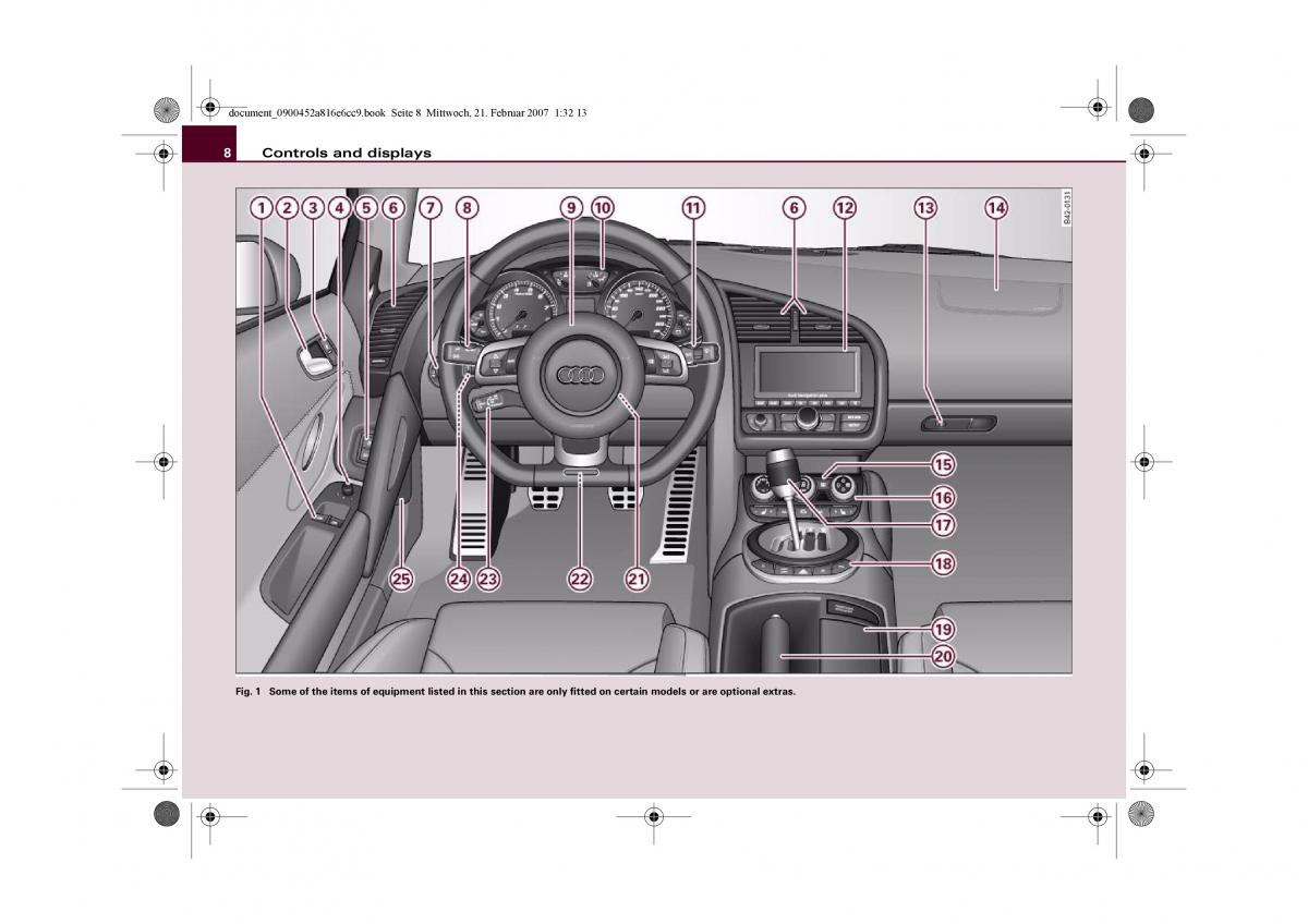 manual  Audi R8 I 1 owners manual / page 10