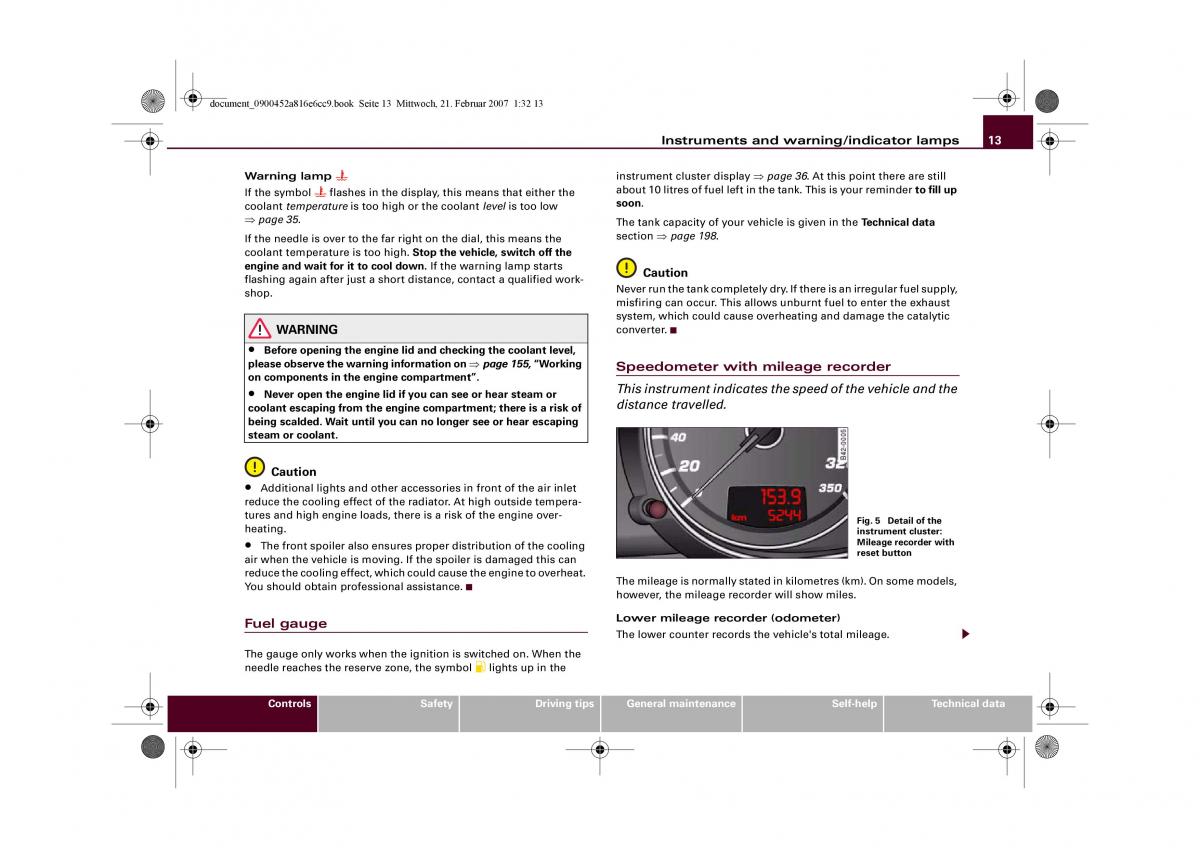 Audi R8 I 1 owners manual / page 15