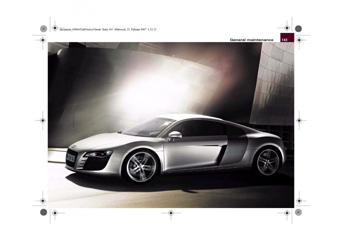 manual  audi r8 i 1 owners manual / page 145