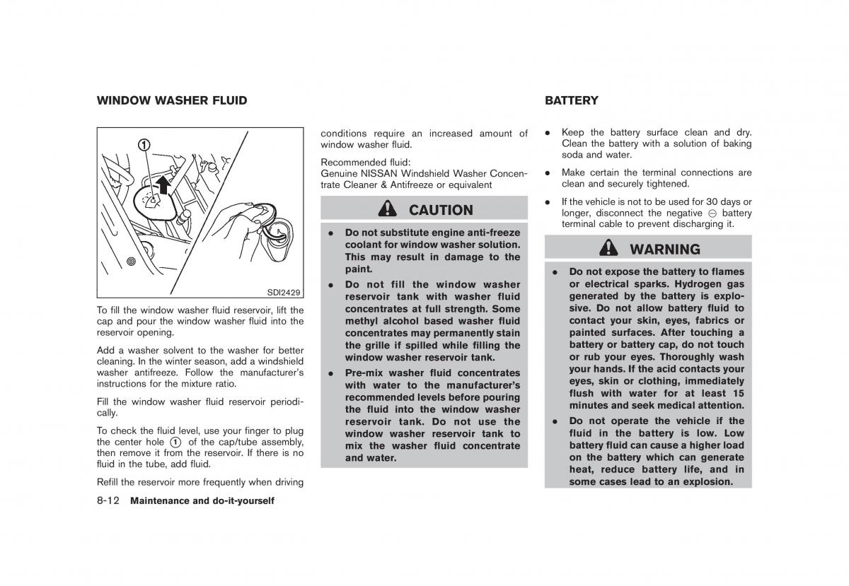 instrukcja obsługi Nissan Juke Nissan Juke owners manual / page 288