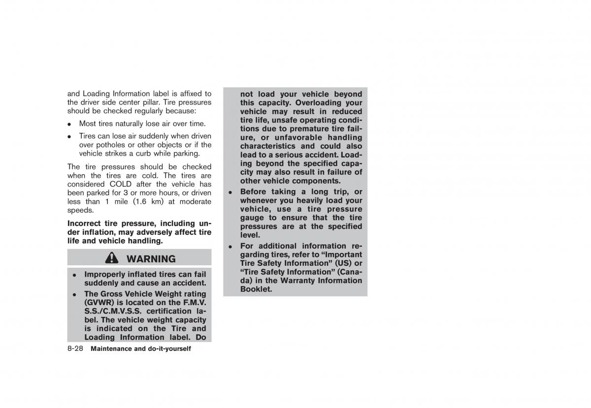manual Nissan Juke Nissan Juke owners manual / page 304