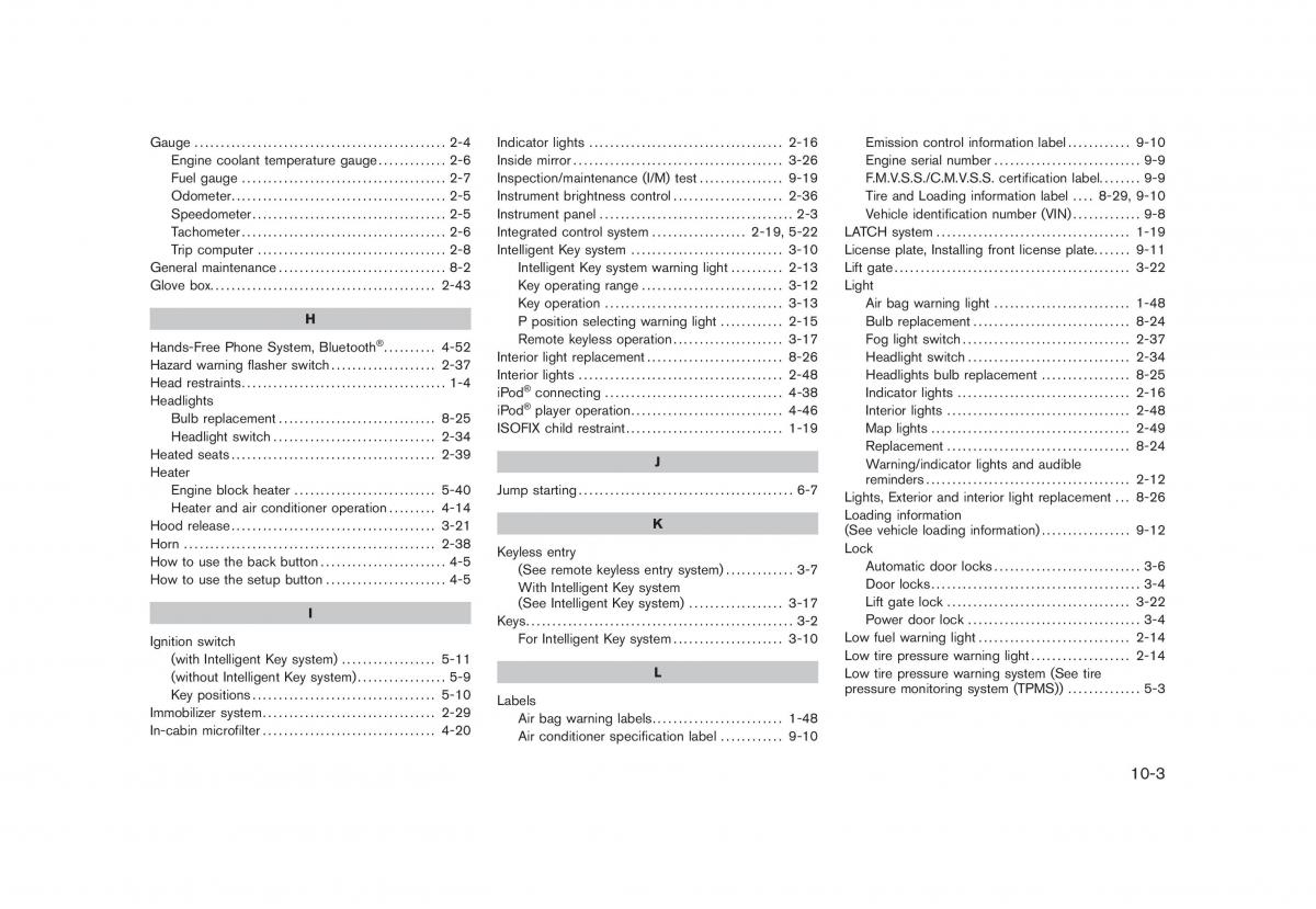 manual Nissan Juke Nissan Juke owners manual / page 339