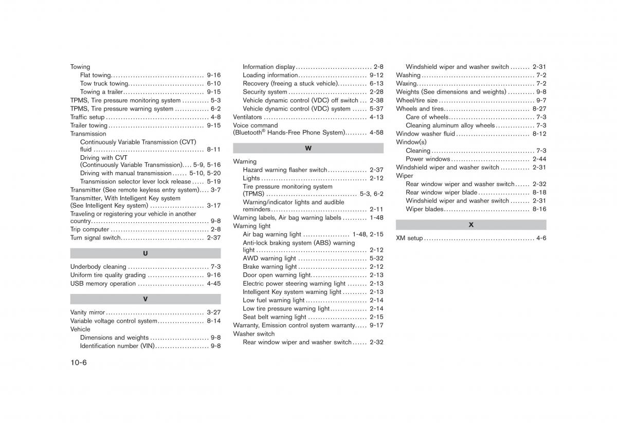 manual Nissan Juke Nissan Juke owners manual / page 342