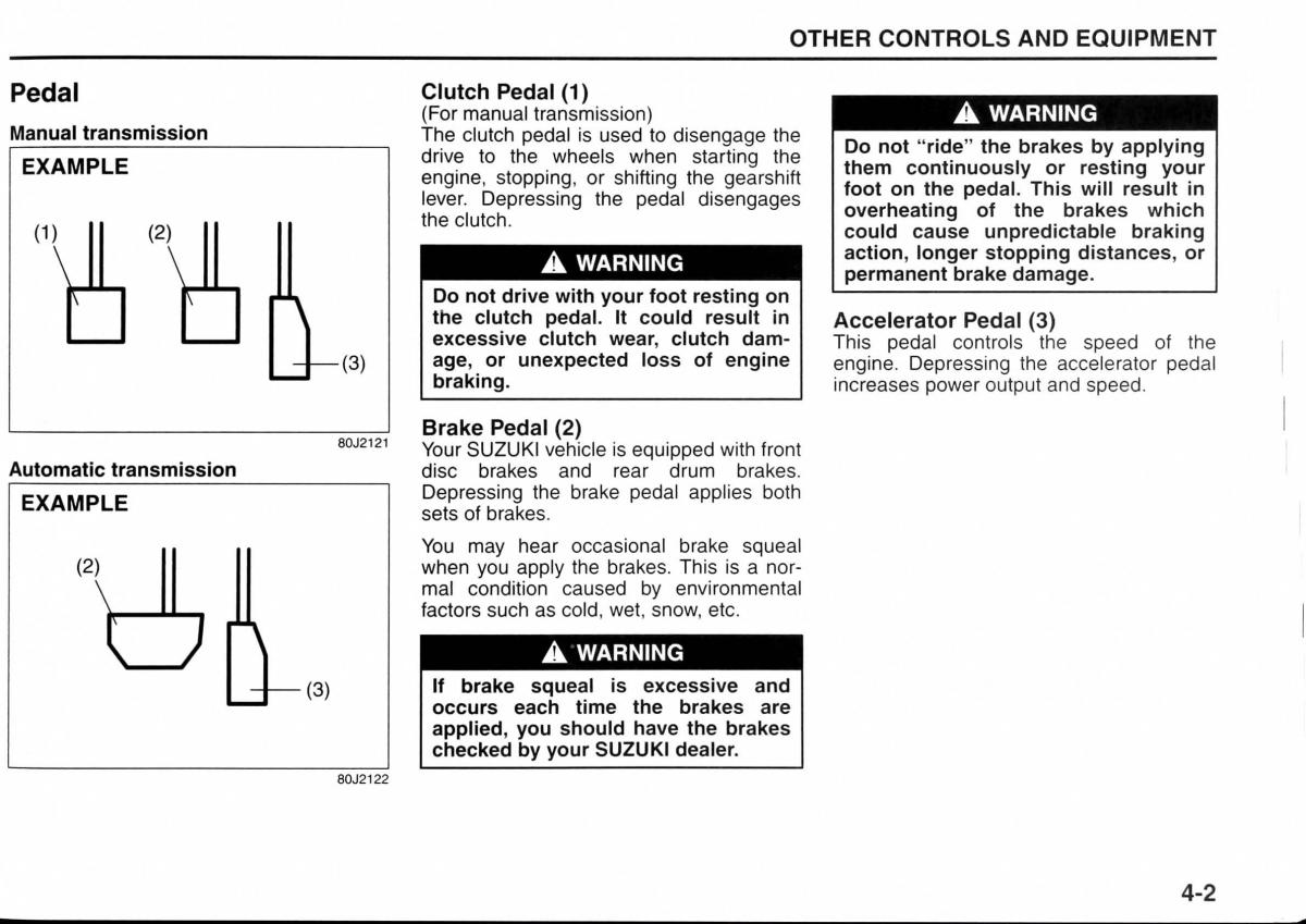 Suzuki Jimny III 3 owners manual / page 69