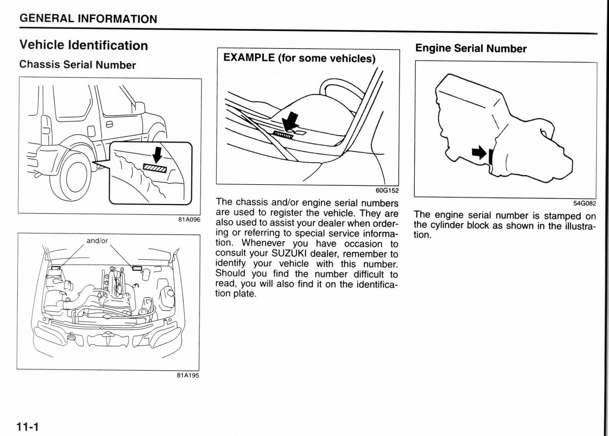 Suzuki Jimny III 3 owners manual / page 167