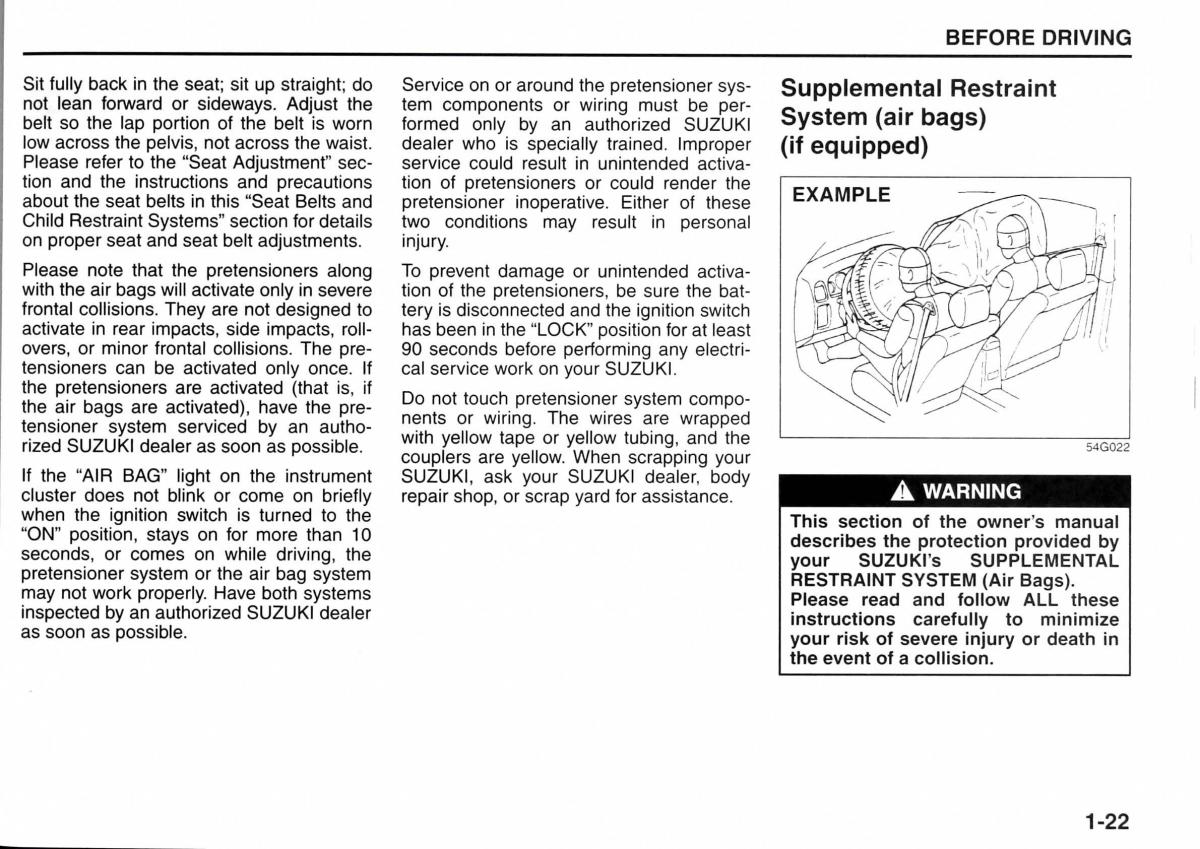 Suzuki Jimny III 3 owners manual / page 33