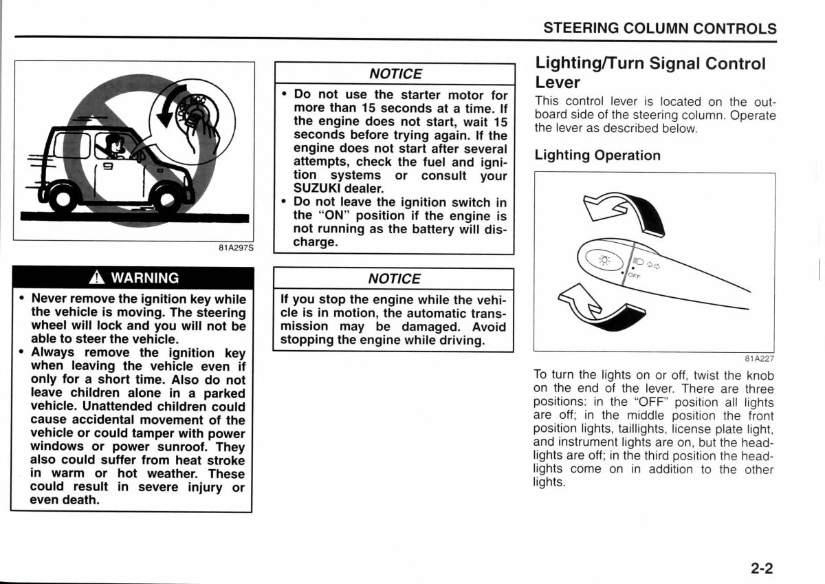 Suzuki Jimny III 3 owners manual / page 41