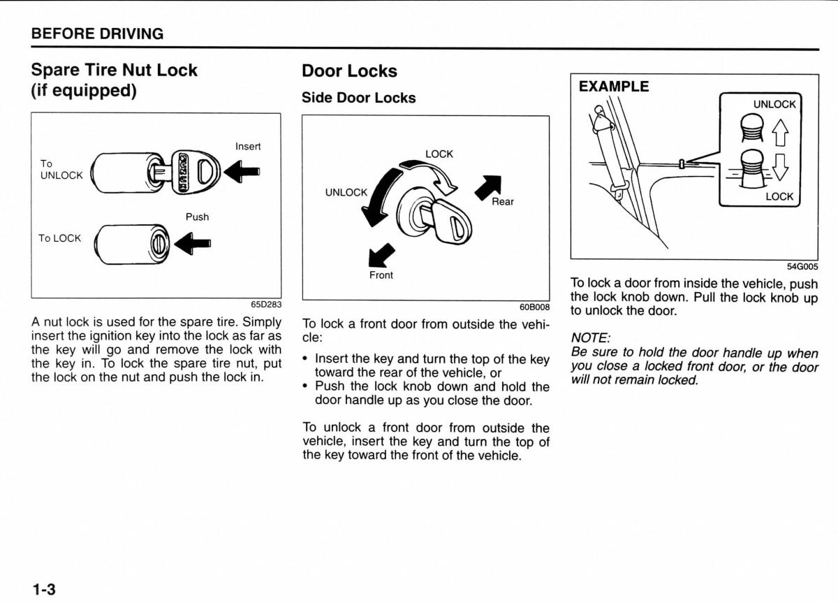 Suzuki Jimny III 3 owners manual / page 14