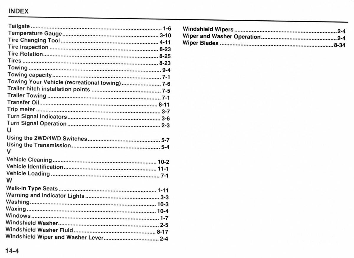 Suzuki Jimny III 3 owners manual / page 183