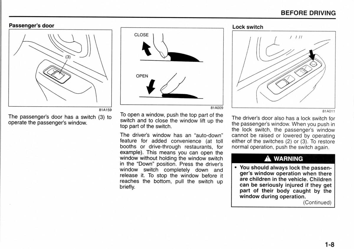 Suzuki Jimny III 3 owners manual / page 19