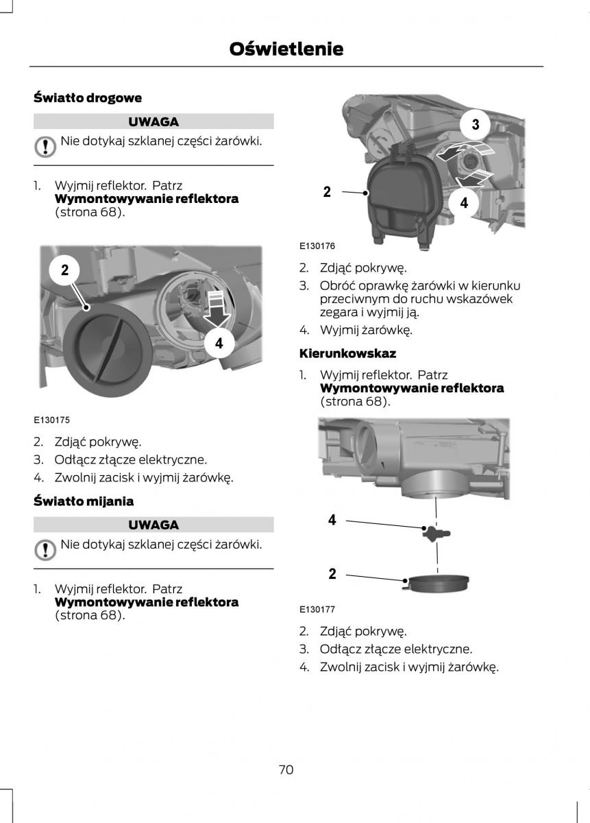  Ford C Max Ford C Max II 2 instrukcja / page 72