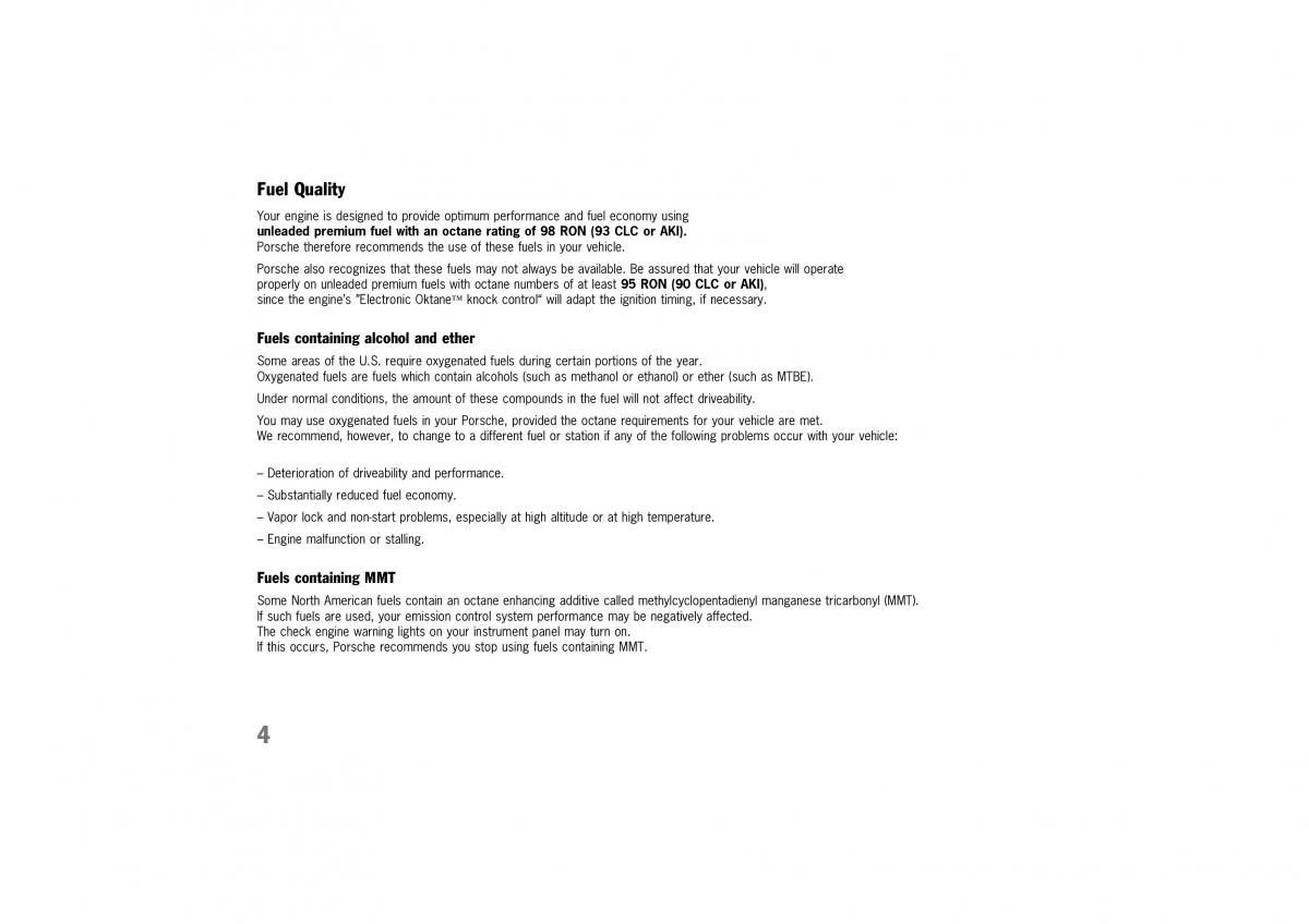 Porsche 911 996 owners manual / page 4