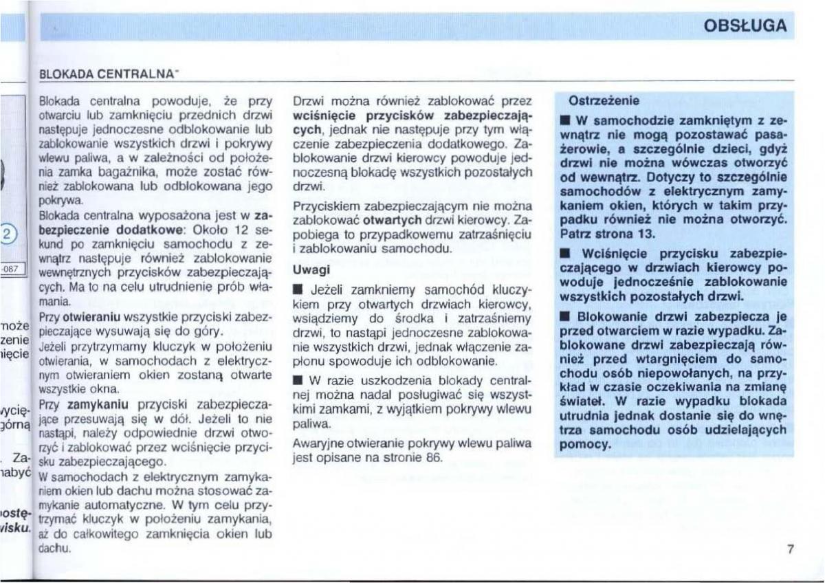 manual  VW Passat B4 instrukcja / page 9