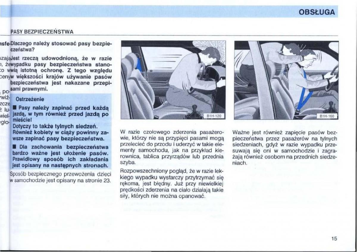 VW Passat B4 instrukcja obslugi / page 17