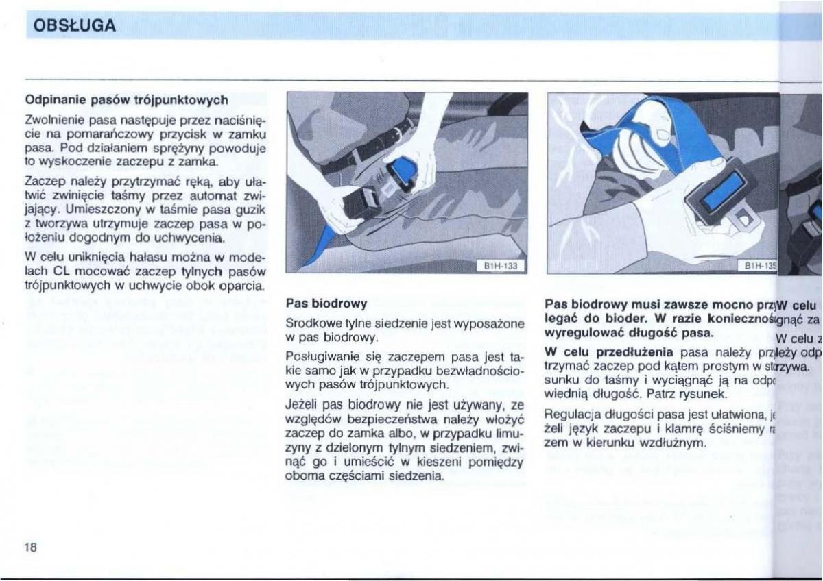 VW Passat B4 instrukcja obslugi / page 20