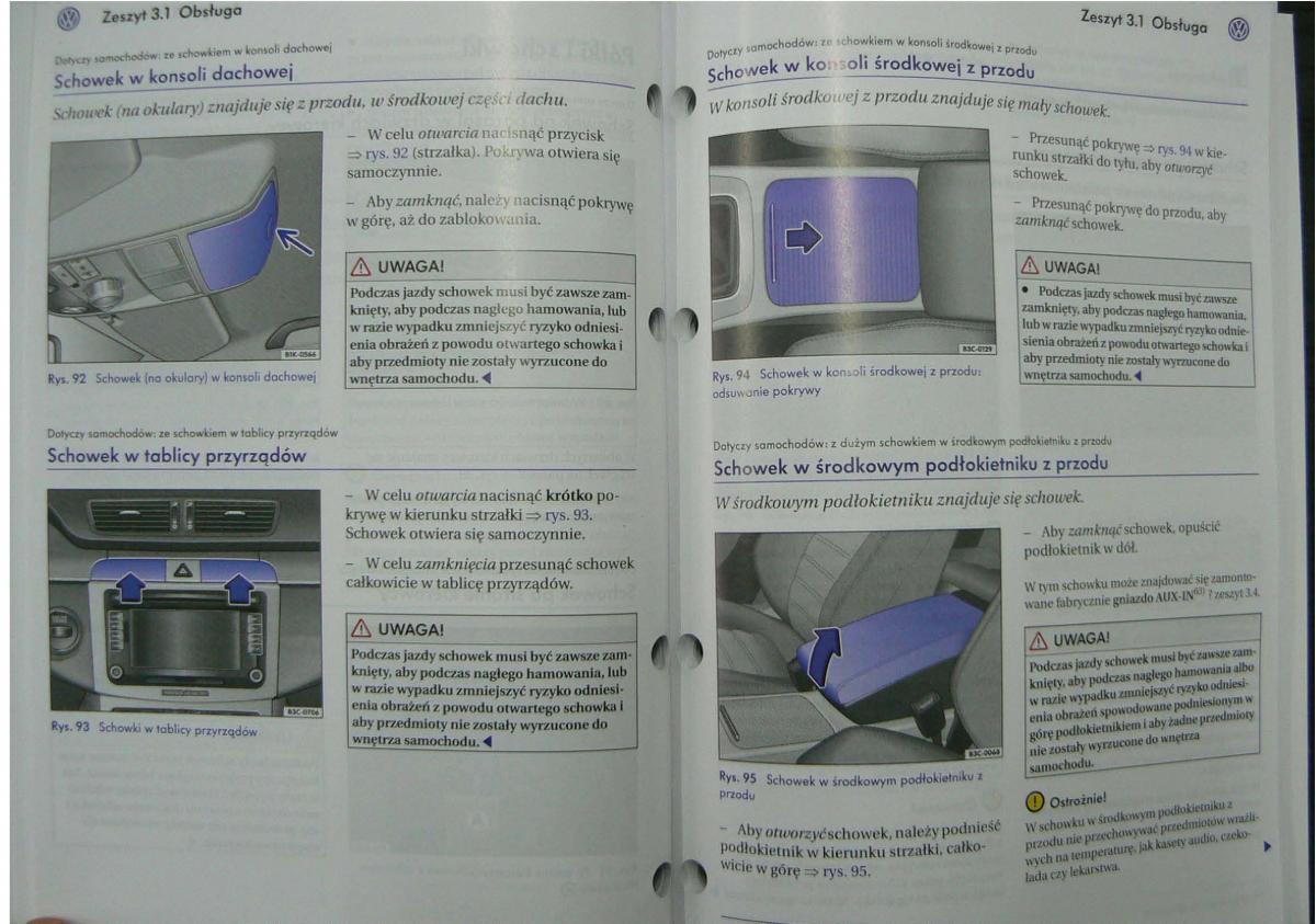 VW Passat B6 instrukcja obslugi / page 63