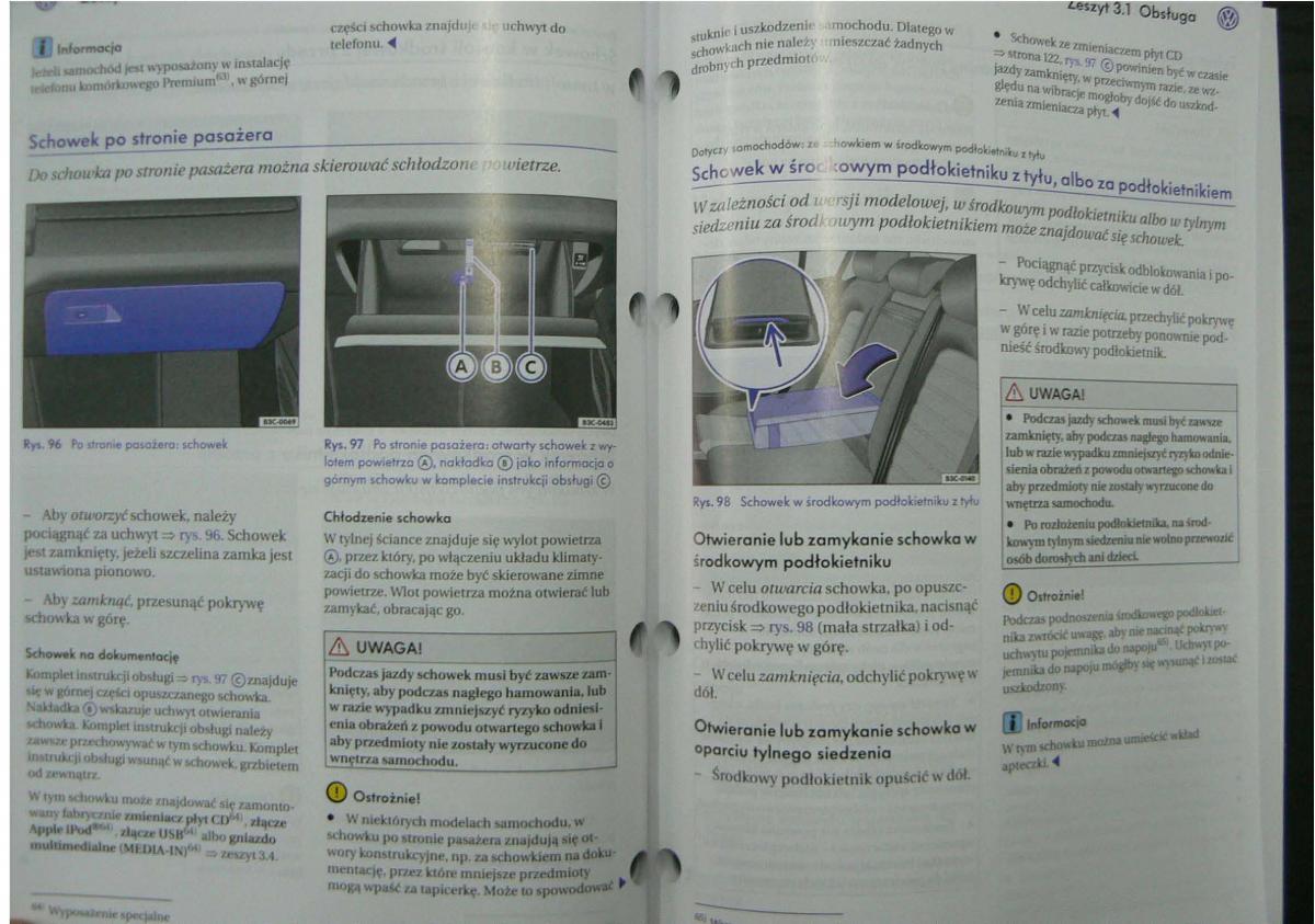 VW Passat B6 instrukcja obslugi / page 64