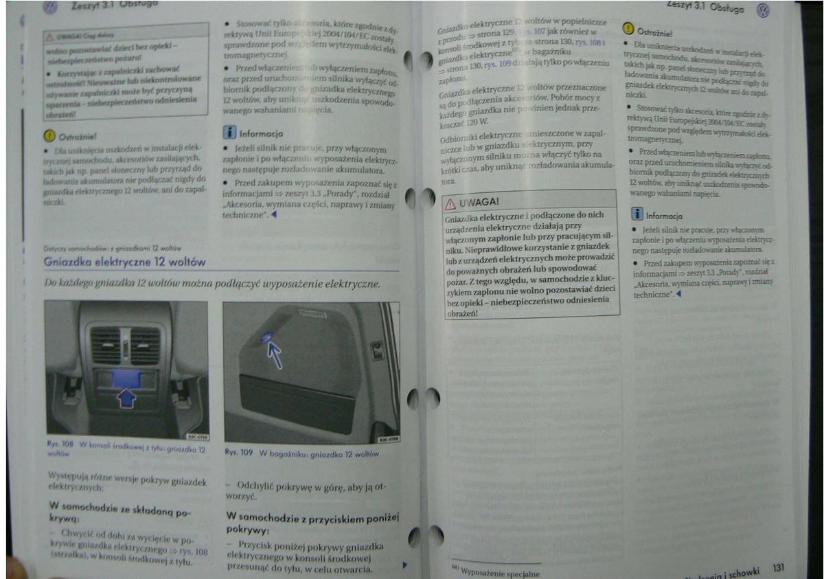 VW Passat B6 instrukcja obslugi / page 68