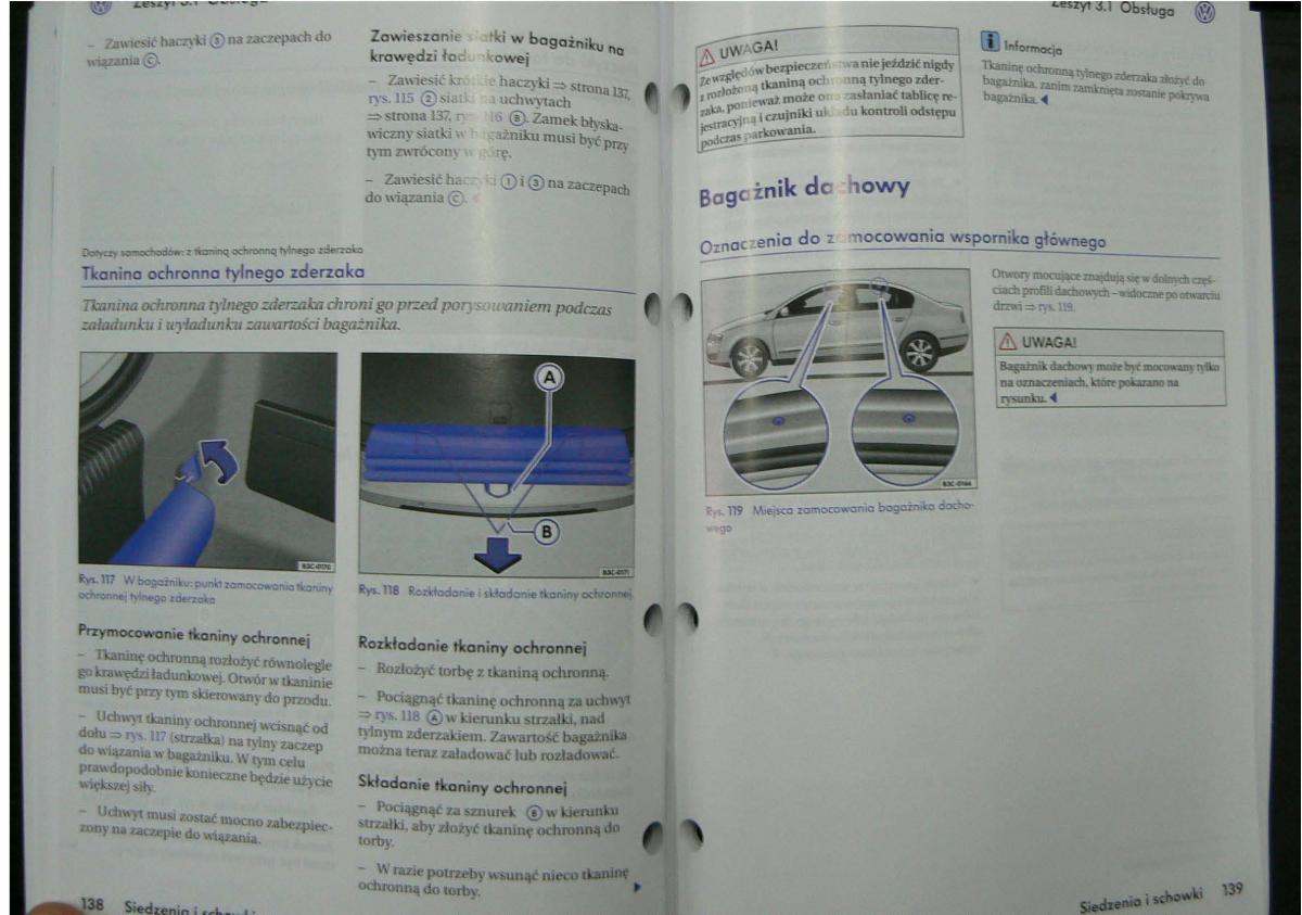 VW Passat B6 instrukcja obslugi / page 72