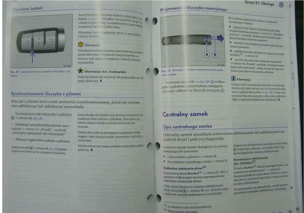 VW Passat B6 instrukcja obslugi / page 28