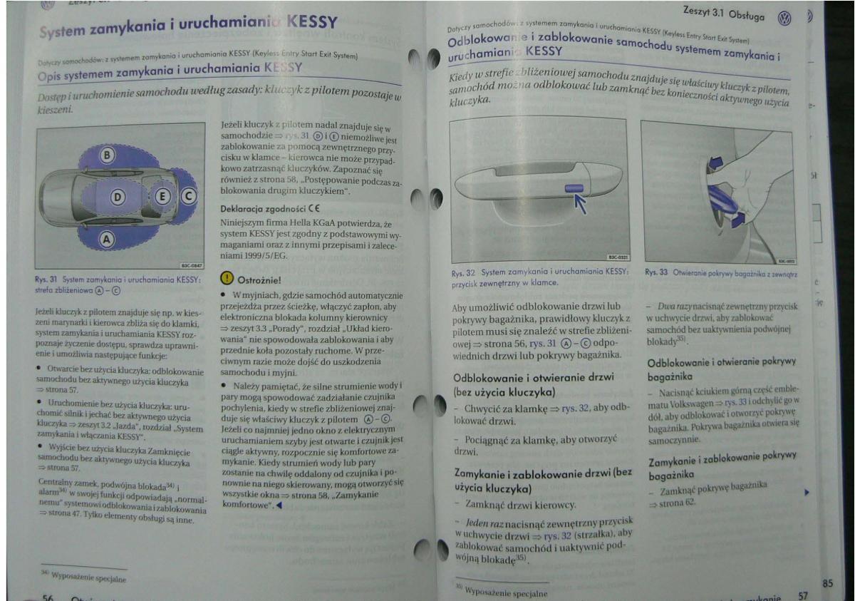 VW Passat B6 instrukcja obslugi / page 31