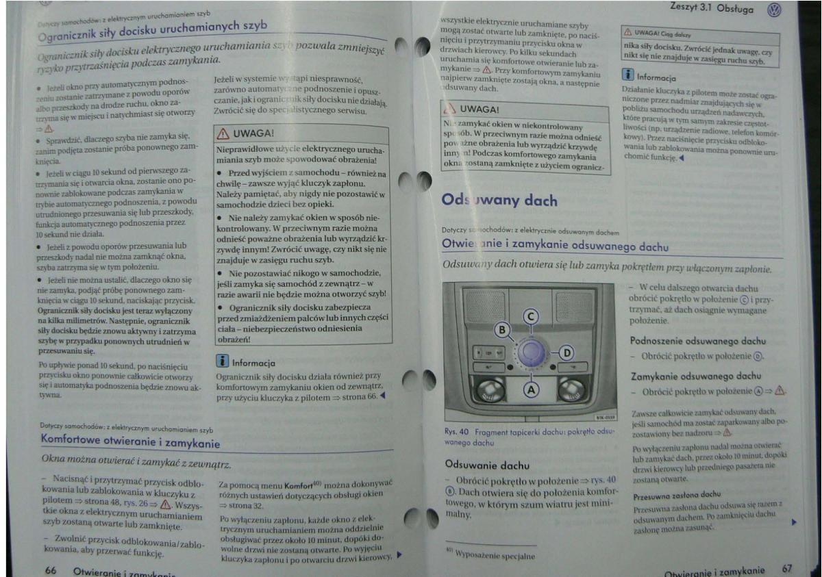 VW Passat B6 instrukcja obslugi / page 36