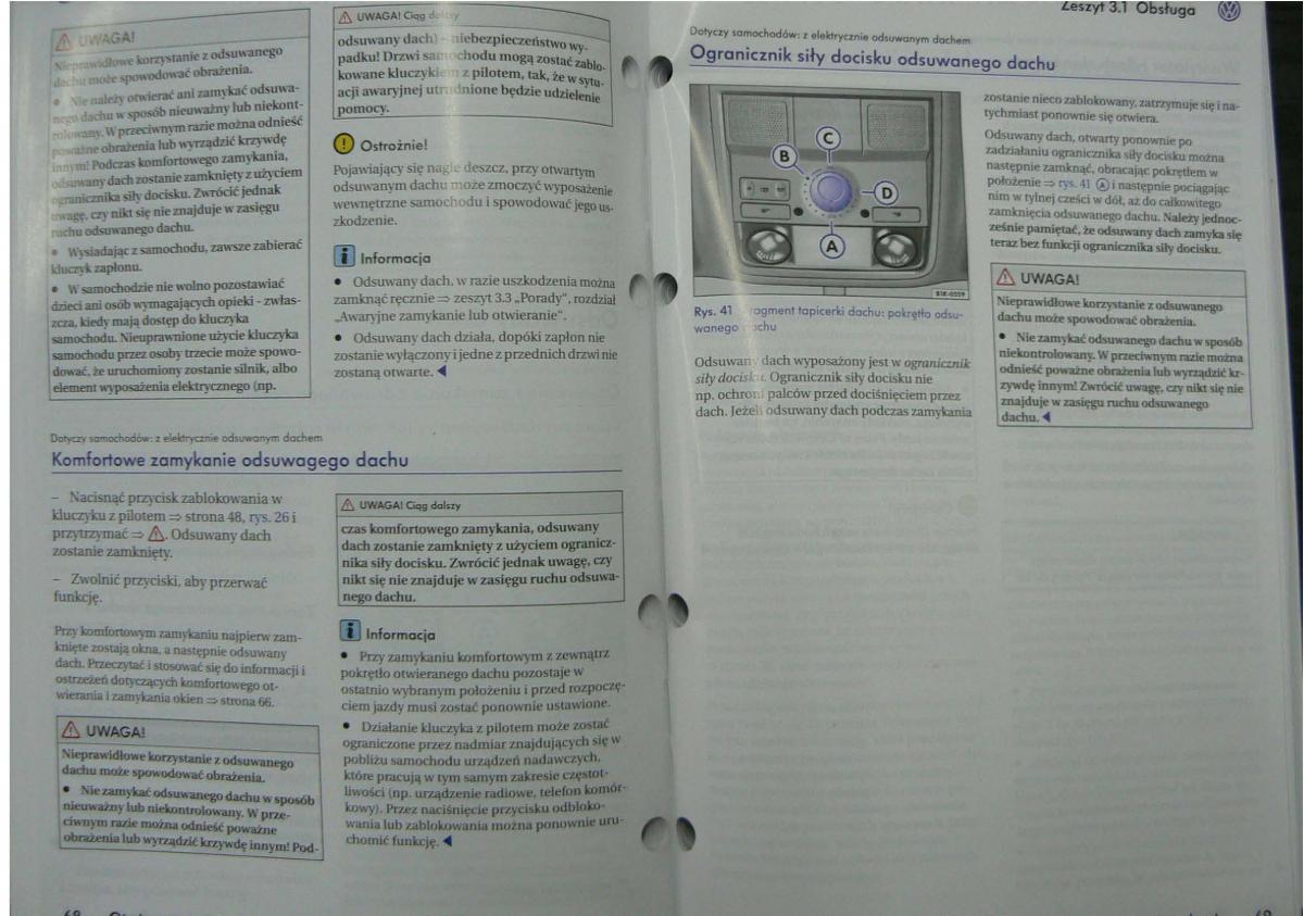 VW Passat B6 instrukcja obslugi / page 37
