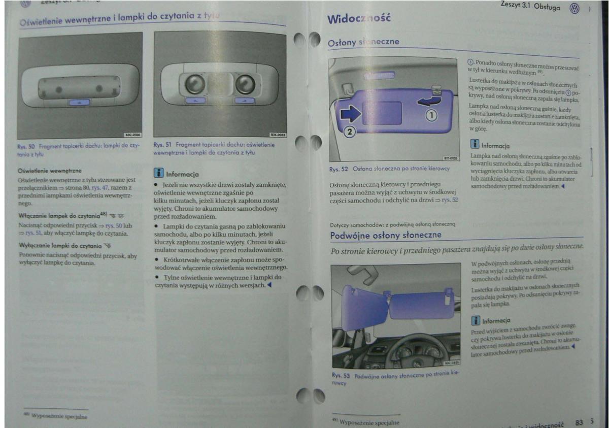 VW Passat B6 instrukcja obslugi / page 44
