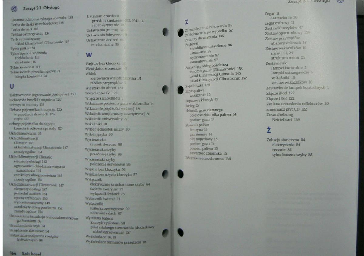VW Passat B6 instrukcja obslugi / page 86