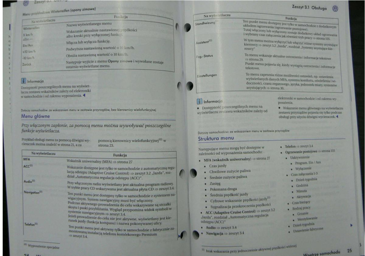 VW Passat B6 instrukcja obslugi / page 15