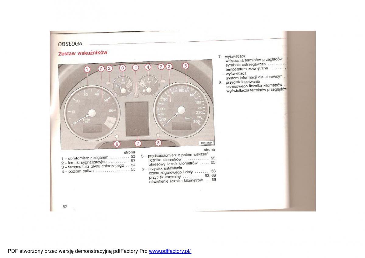 Audi TT I 1 instrukcja obslugi / page 51