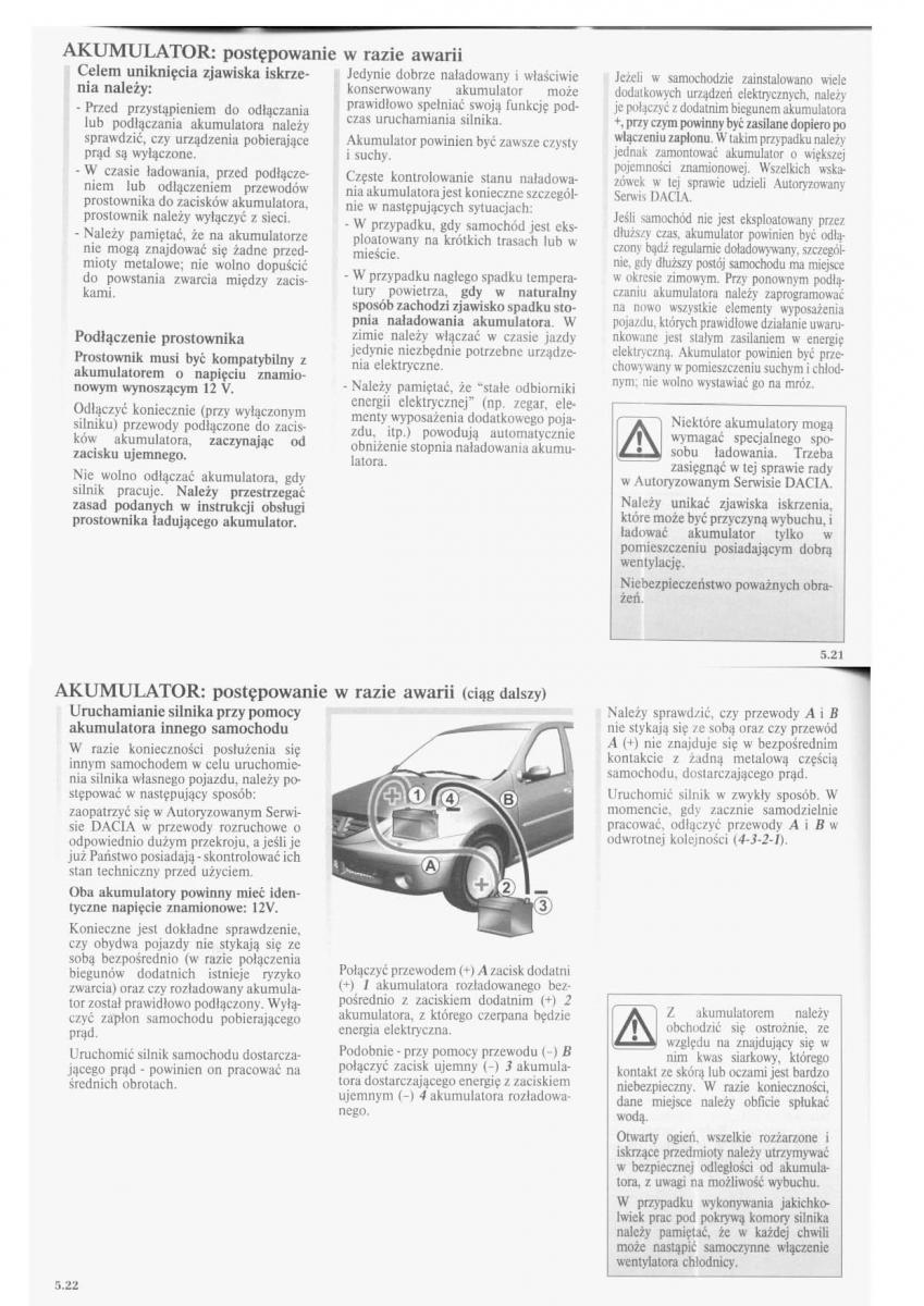 Dacia Logan I 1 instrukcja obslugi / page 57