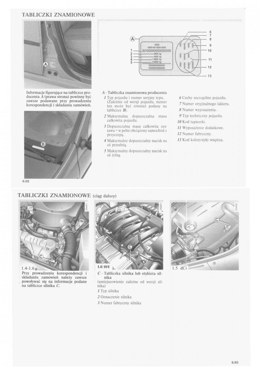 Dacia Logan I 1 instrukcja obslugi / page 65