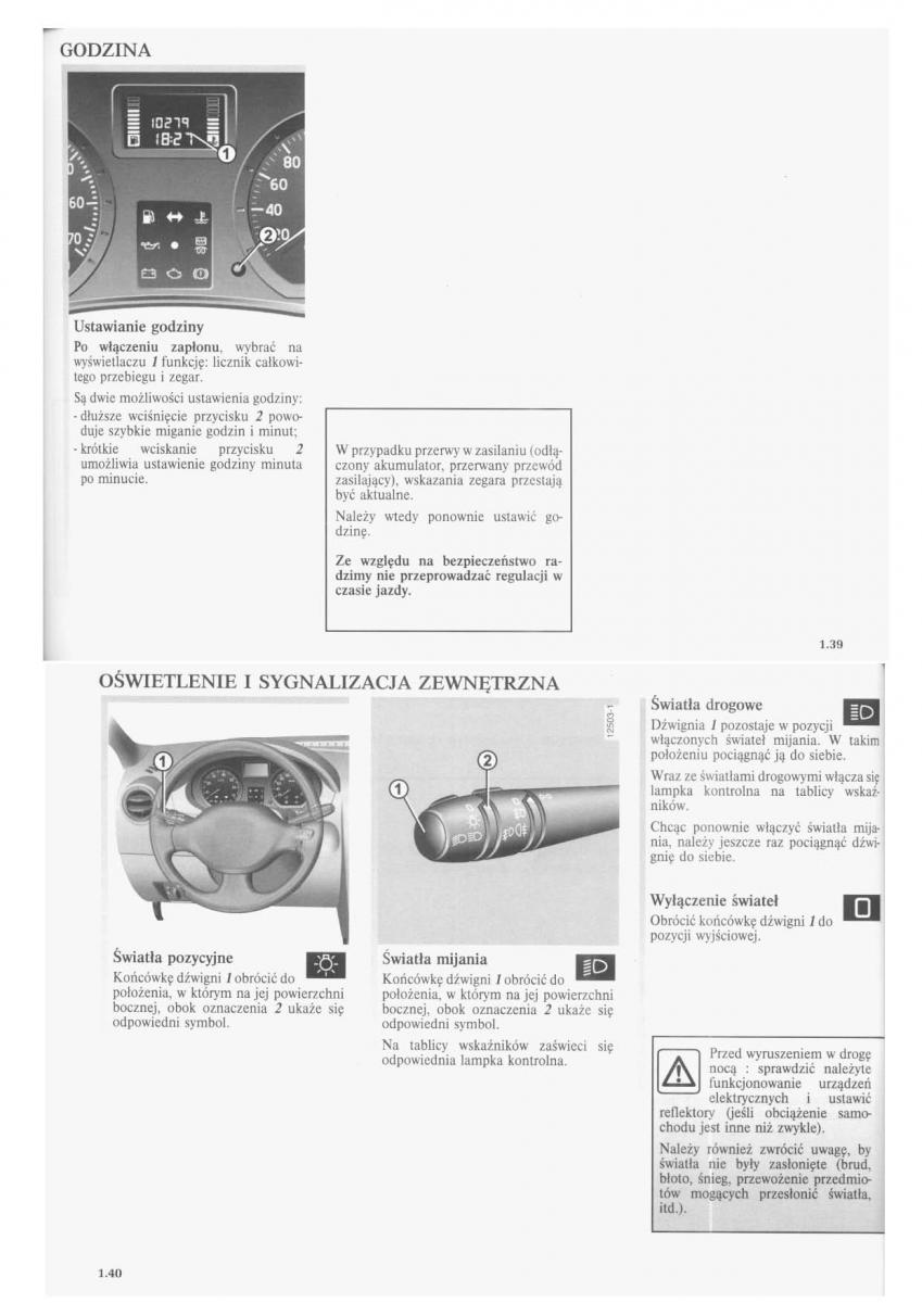 Dacia Logan I 1 instrukcja obslugi / page 23